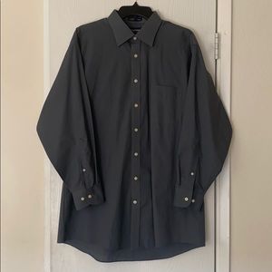 Stanford Essential Grey Long Sleeve Button Up